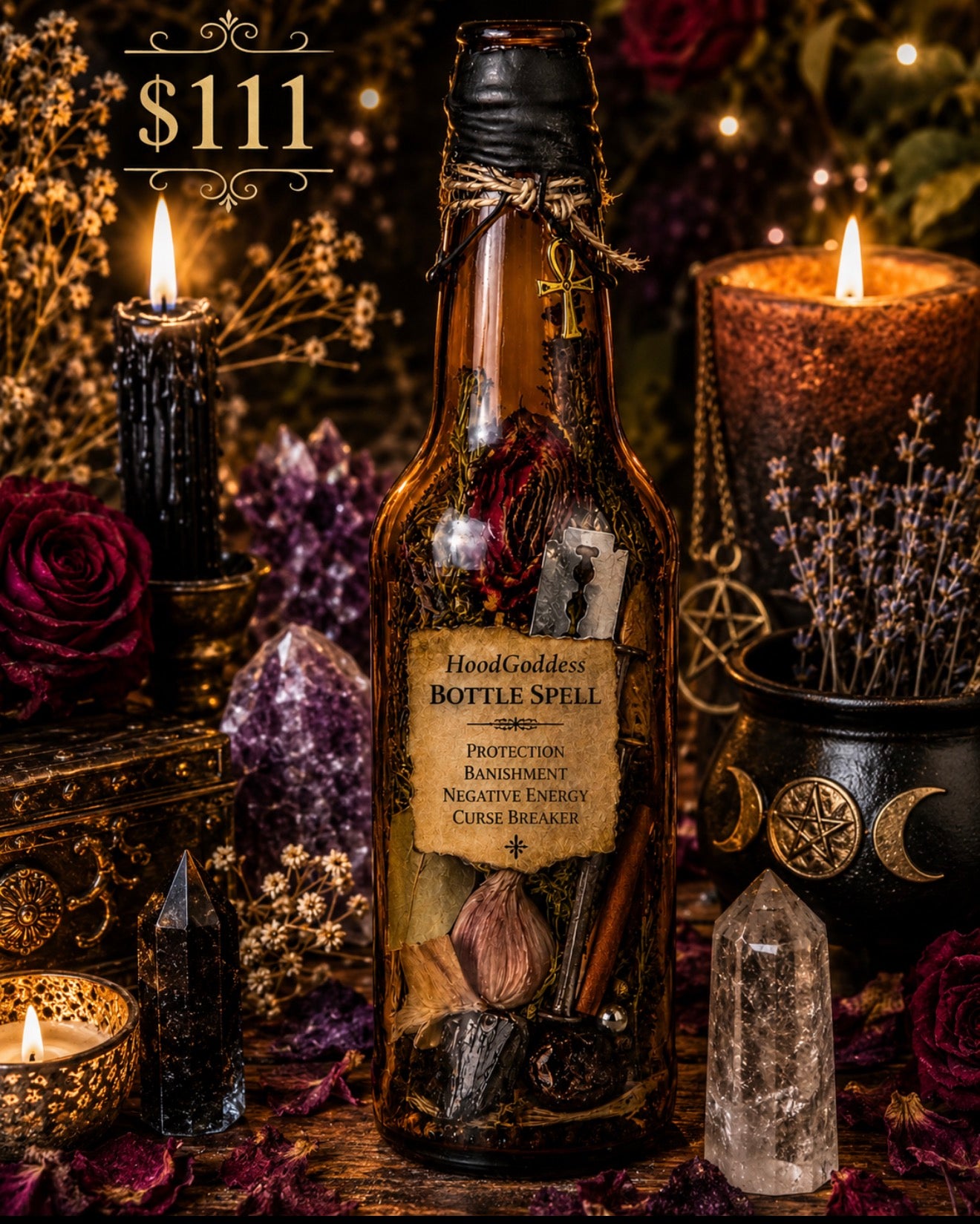 Brown/Beer Bottle spell