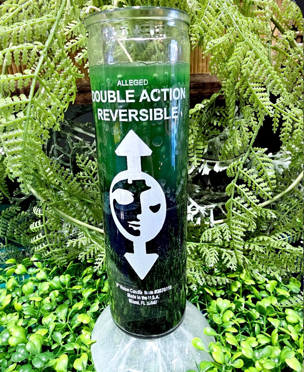 Money 💰 Double green and black reversible candle take control back over your $$$